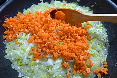 sofrito de cebolla.